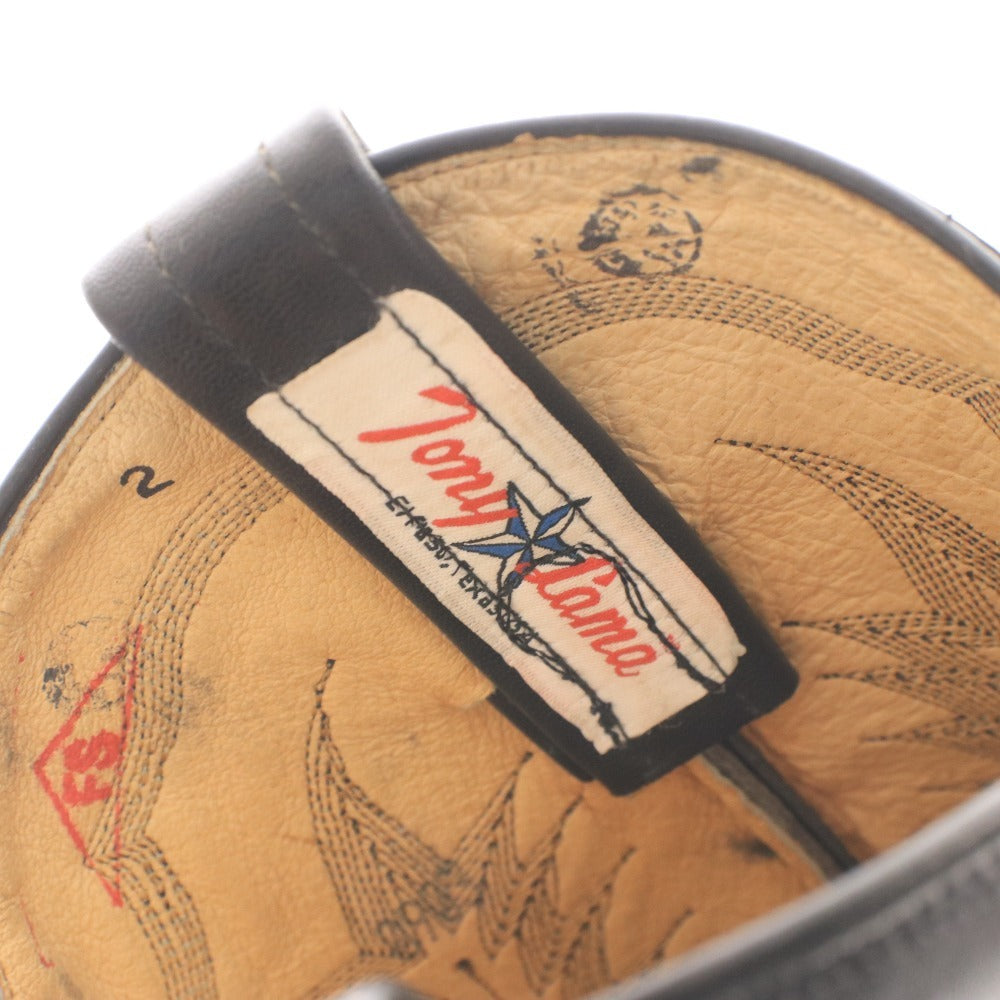 美品 トニーラマ 7 1/2B ウエスタンブーツ スエード 24.5cm相当 TONY LAMA トニーラマ ウエスタンブーツ カントリー バイカー USA製