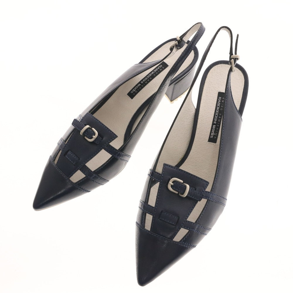 ■ benebis べネビス RABOKIGOSHI ラボキゴシ パンプス 2点セット 靴 シューズ レディース 24.5 25.0 ブラウン ネイビー 箱付き 未使用