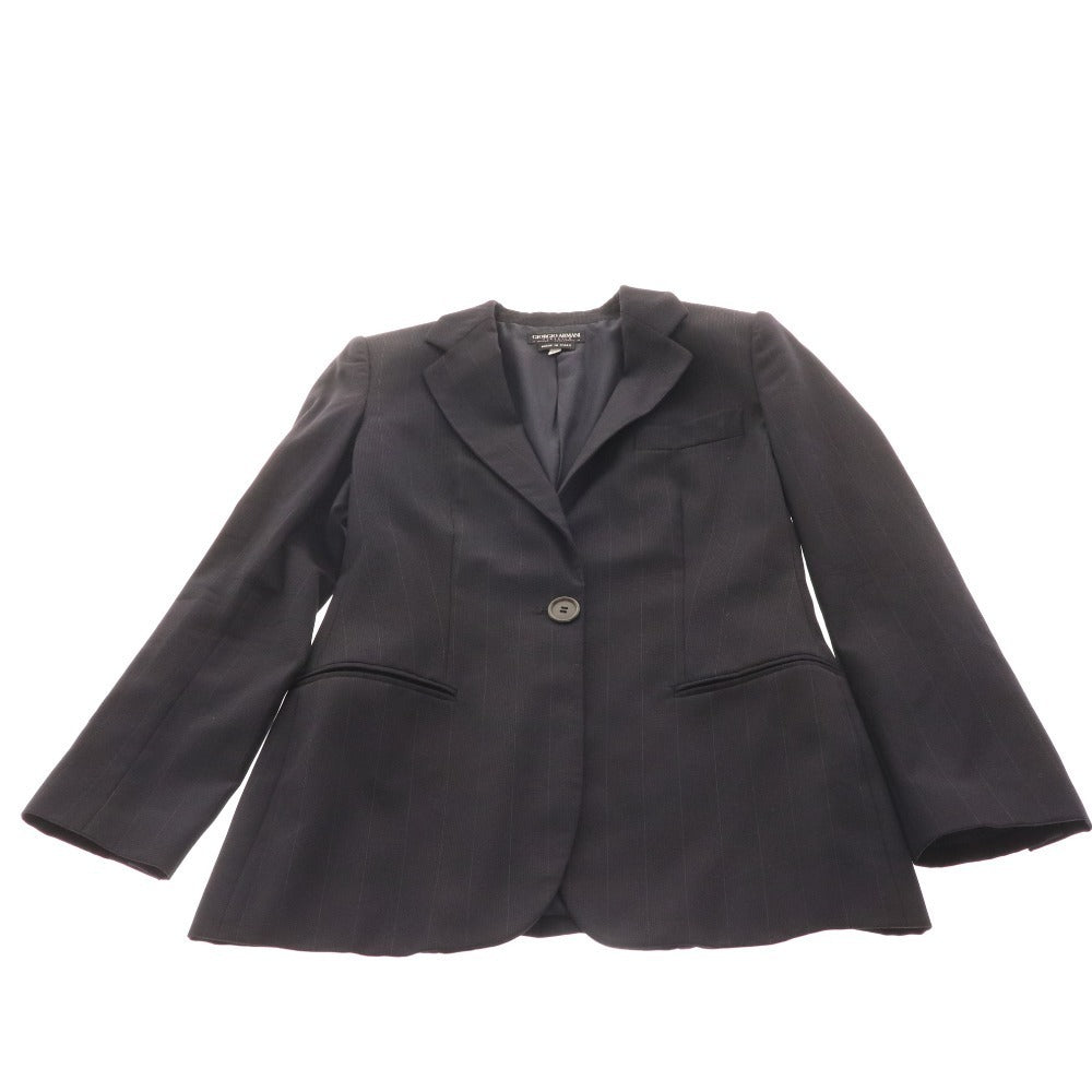■ ジョルジオアルマーニ クラシコ ジャケット アウター レディース 40 ブラック
