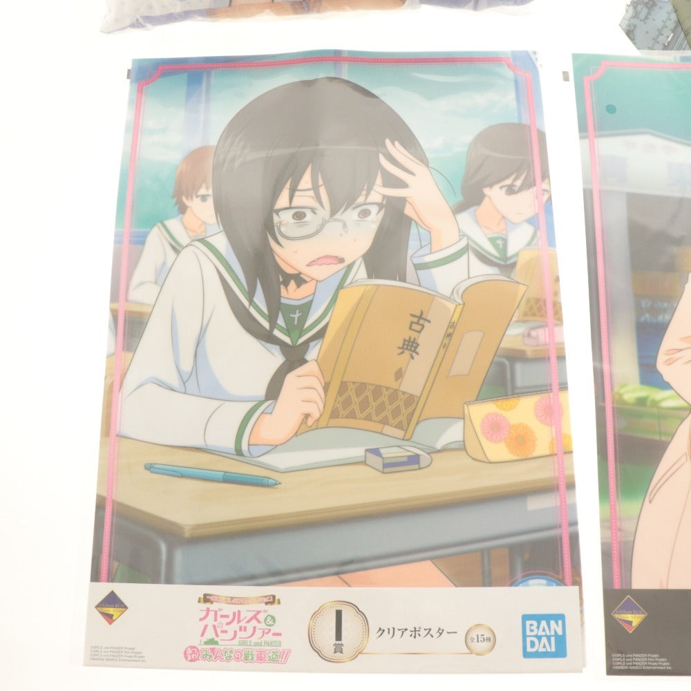 ■ ガールズ＆パンツァー 一番くじ グッズ 大量セットまとめ売り G,H,I,J賞/クリアファイル/ポスター/クッション/島田 等未開封含む未使用