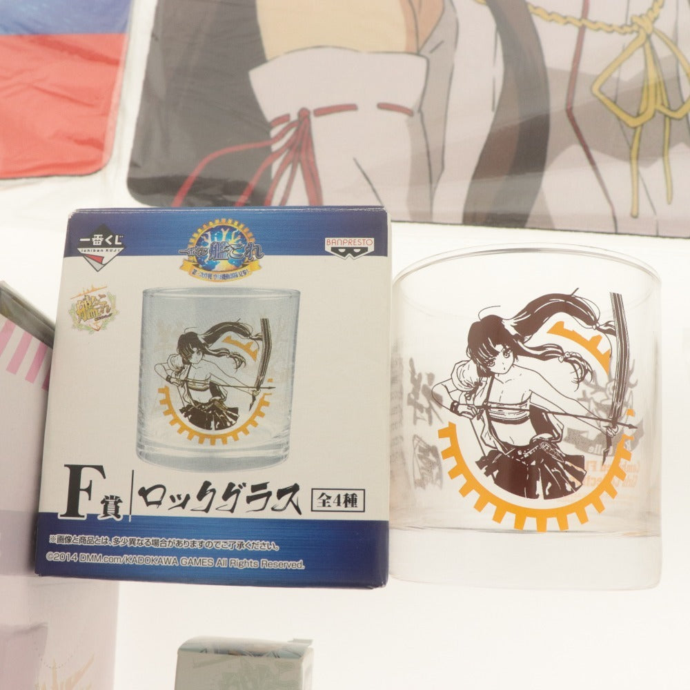 ■ 艦隊これくしょん グッズ 16点セットまとめ売り ミニ/フィギュア 電/マウスパッド60x35/F賞グラス/額縁3Dポスター 等 未開封未使用含む