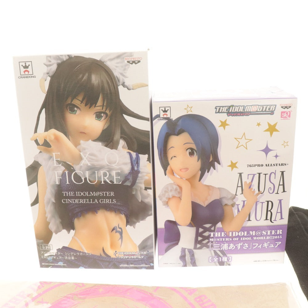 ■ アイドルマスター グッズ 16点セット まとめ売り フィギュア/2015 三浦あずさ/EXQ渋谷凛/バッグ/長財布/ストラップ 双葉杏 等 未開封有