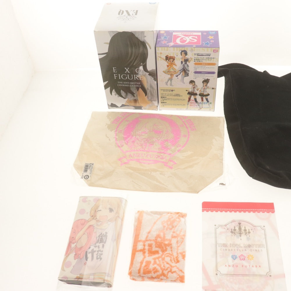 ■ アイドルマスター グッズ 16点セット まとめ売り フィギュア/2015 三浦あずさ/EXQ渋谷凛/バッグ/長財布/ストラップ 双葉杏 等 未開封有