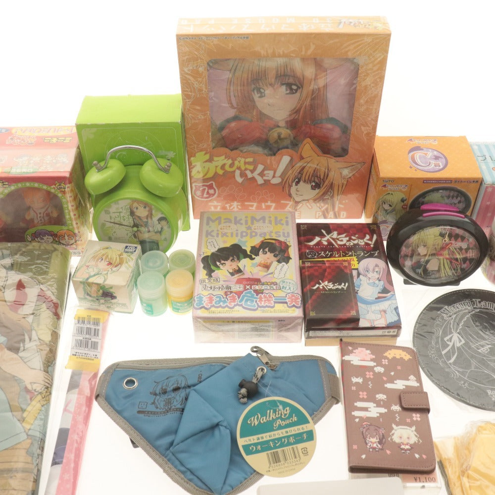 ■ アニメ グッズ 大量セットまとめ売り NEWGAME/えむえむ/まきみき/げんしけん/シャア/ToLOVE/俺の妹/あそびにいくヨ 等 未開封含む