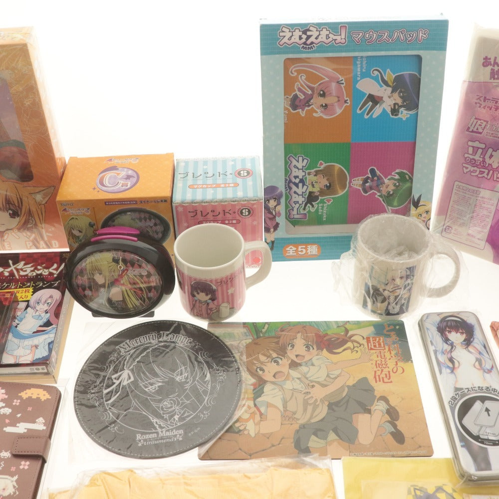 ■ アニメ グッズ 大量セットまとめ売り NEWGAME/えむえむ/まきみき/げんしけん/シャア/ToLOVE/俺の妹/あそびにいくヨ 等 未開封含む
