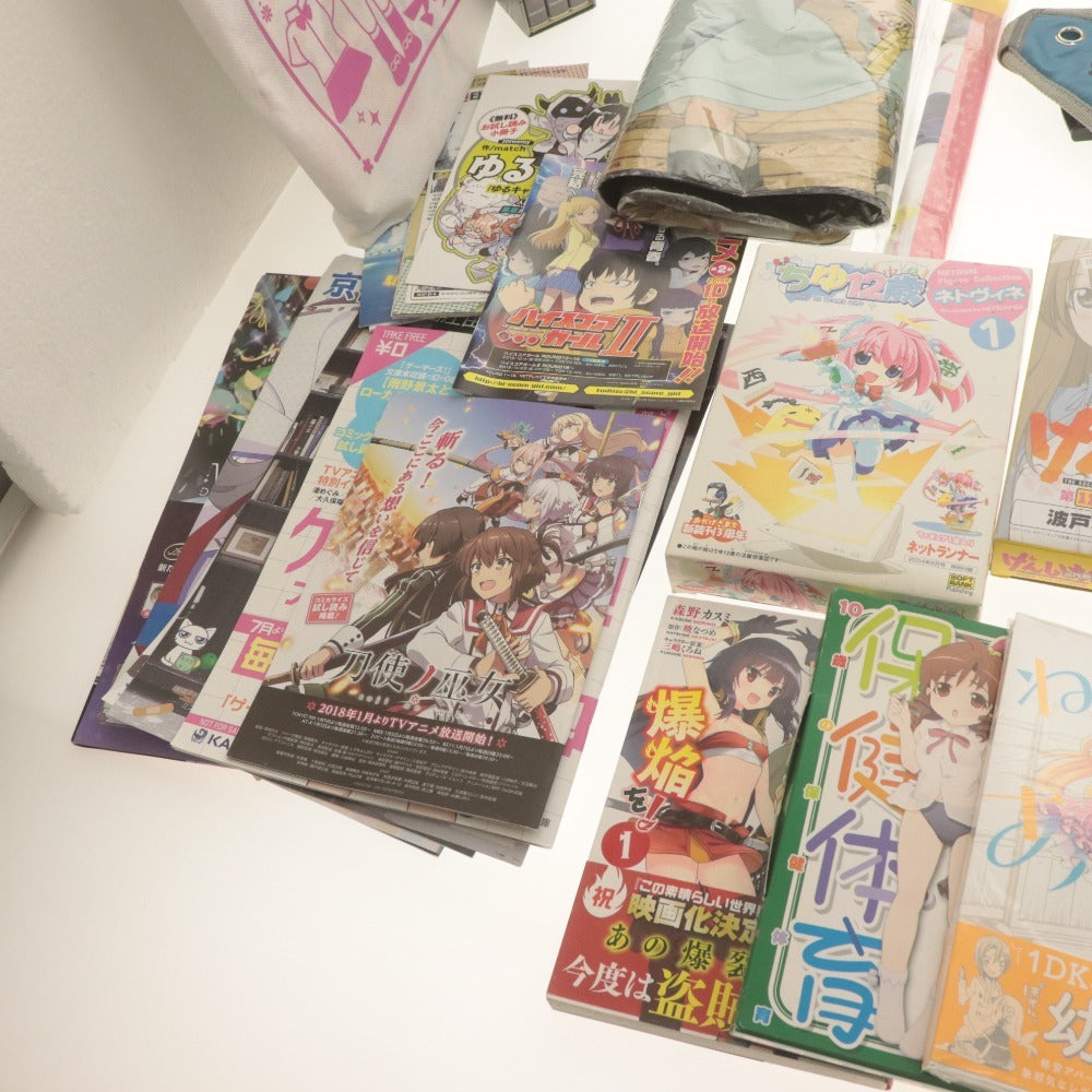 ■ アニメ グッズ 大量セットまとめ売り NEWGAME/えむえむ/まきみき/げんしけん/シャア/ToLOVE/俺の妹/あそびにいくヨ 等 未開封含む