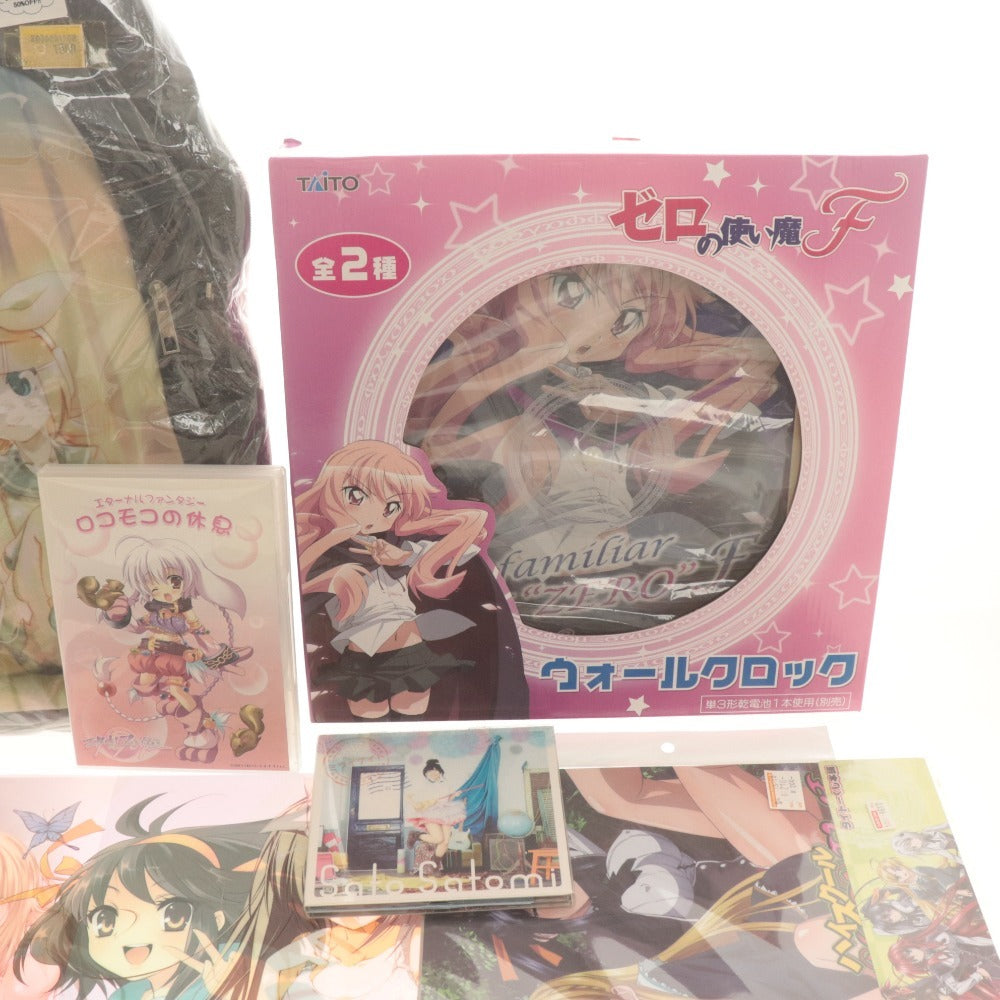 ■ アニメグッズ 大量セットまとめ売り Angel Beats/うちの会社/中二病/ゼロの使い魔/リン レン/クッション クリアファイル 等 未開封含む