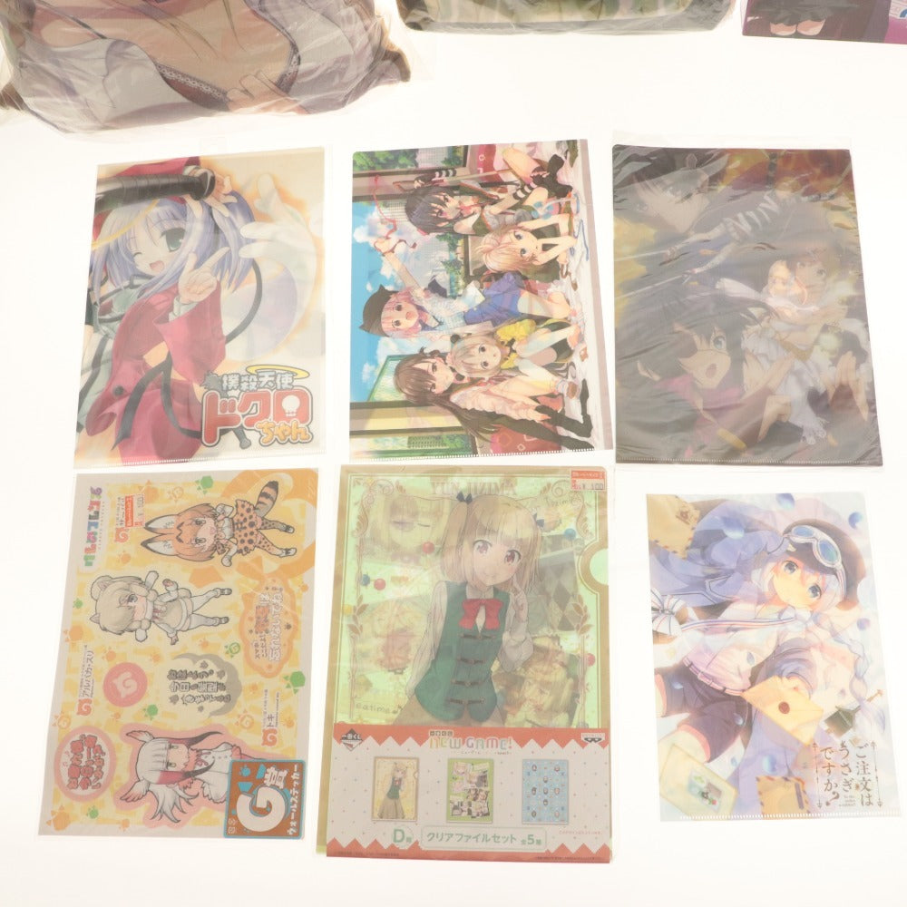 ■ アニメグッズ 大量セットまとめ売り Angel Beats/うちの会社/中二病/ゼロの使い魔/リン レン/クッション クリアファイル 等 未開封含む
