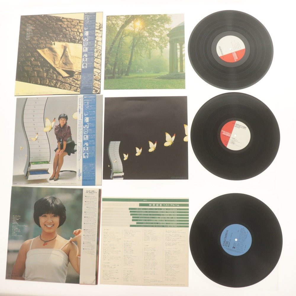■ 榊原郁恵 LPレコード 9点セットまとめ売り AX-7234 AF-7141/7166 AB-7118～20 PX-7093/7100/7050/7065/7024 デビュー50周年 帯付き
