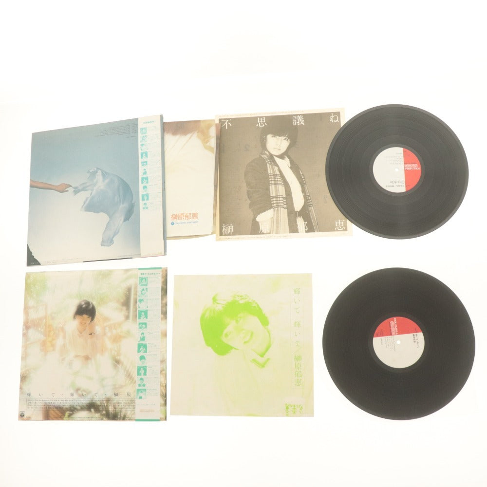 ■ 榊原郁恵 LPレコード 9点セットまとめ売り AX-7234 AF-7141/7166 AB-7118～20 PX-7093/7100/7050/7065/7024 デビュー50周年 帯付き