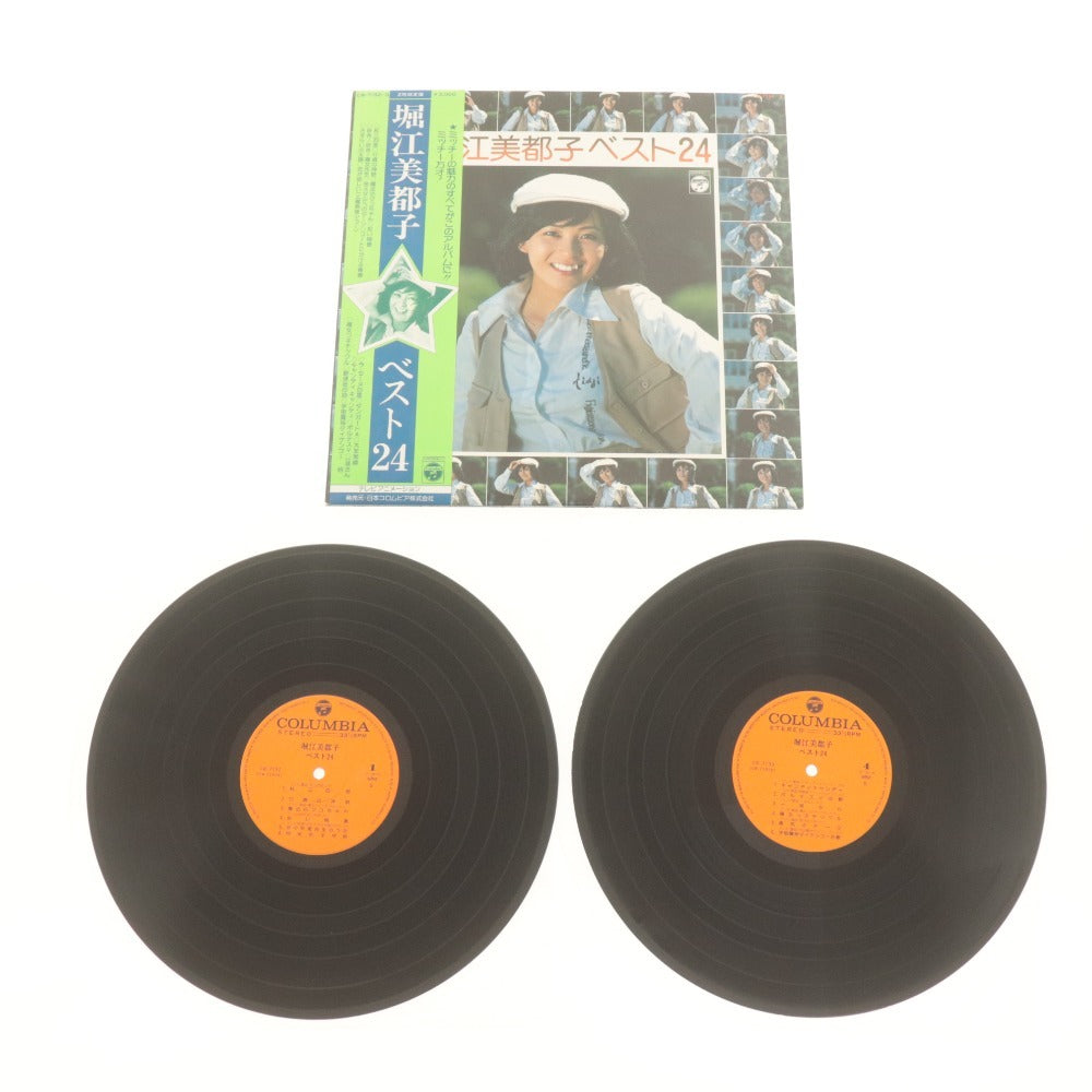 ■ LPレコード 6枚セットまとめ売り 堀江美都子 佐野元春 やしきたかじん CS-7057/7152 CW-7192～3 28-3H-123 VCF-10297/10351 帯付き含む