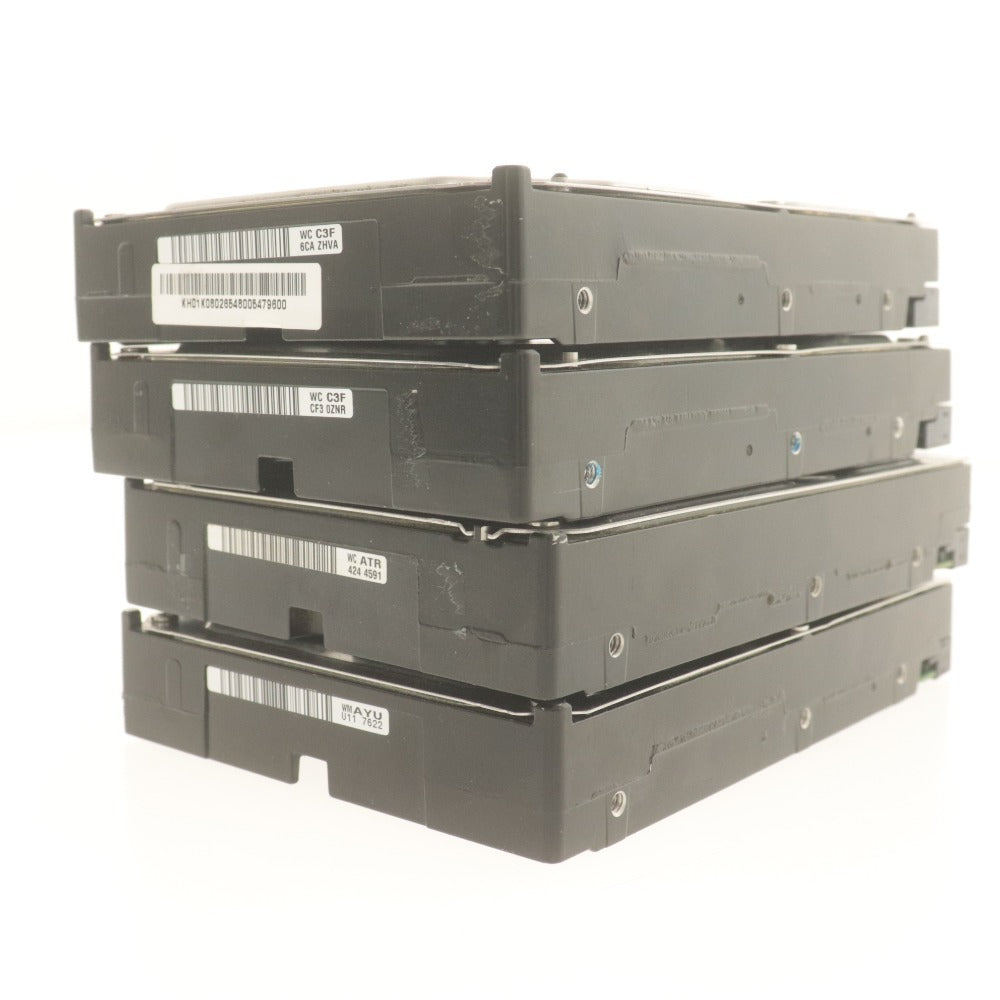 ■ WD HDD 1TBx3 500GB 4点セットまとめ売り WD10EZEX/EALX/5000AAKX 3.5インチ内蔵 状態正常 使用2362,1625,8277,16088 初期化/動作済