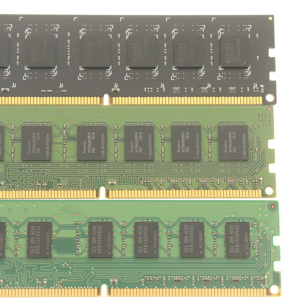 ■ SanMax SAMSUNG メモリ DDR3 8GBx4 2GBx2 6点セット まとめ売り PC3-12800U-11-10-B0/B1 PC3-10600U-09-10-B0 デスクトップPC用 動作品