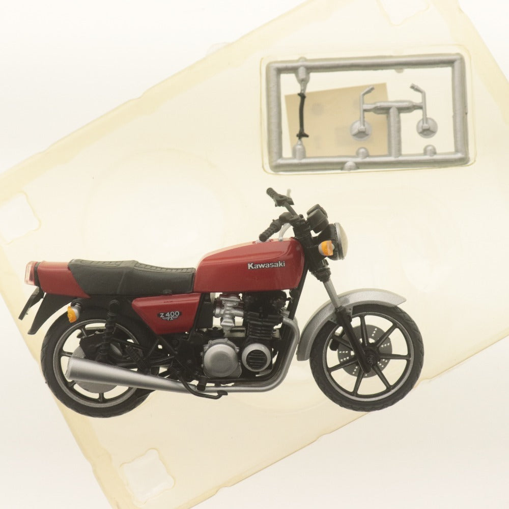 ■ F-toys Furuta ミニカー オートバイ 3点セッまとめ売り 1/24 ロードバイクコレクション RZ250(白) Z400FX(赤)/中型メモリアル2 Z400GP