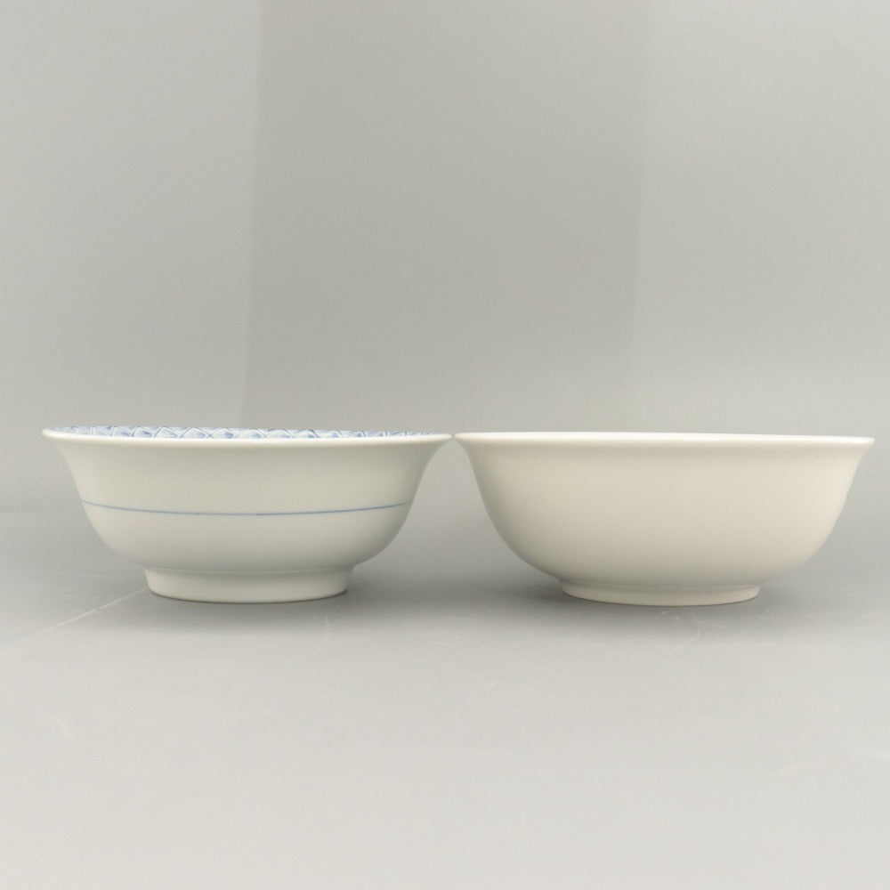■ 皿 2点セットまとめ売り アントニオ猪木「道」全長19.3cm/永泉窯 磁器 全長18.8cm/ 絵皿 ラーメン鉢/丼鉢 食器
