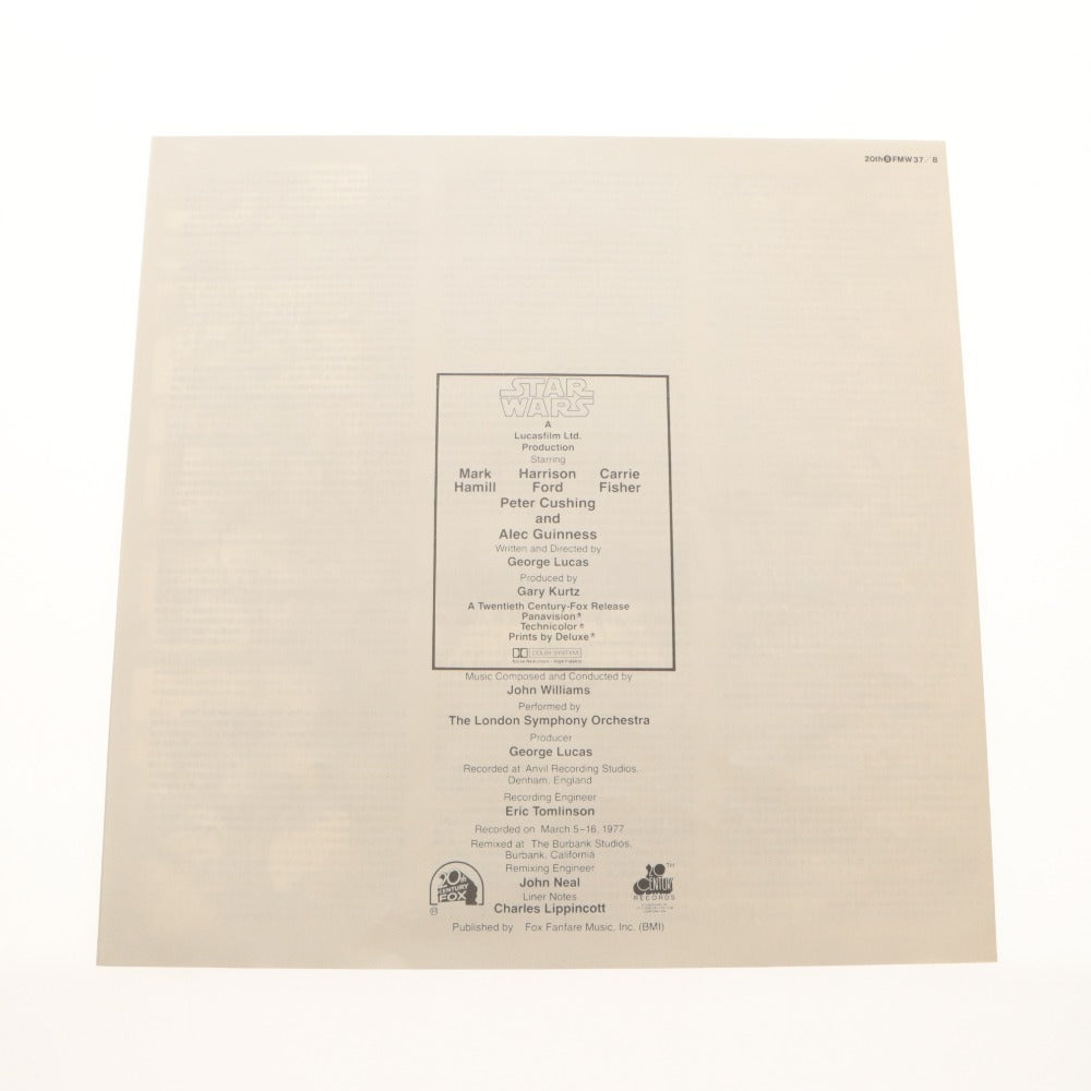 ■ King Records Star Wars Original Soundtrack LP Records Sides 1-4 John Williams With Case