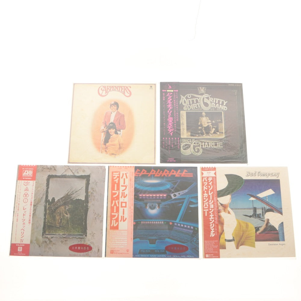 ■ Records: 41-piece Lot Sale - Western Music, Rock, Paul McCartney, Eagles, Bad Company, Carpenters, Bob Dylan, etc.