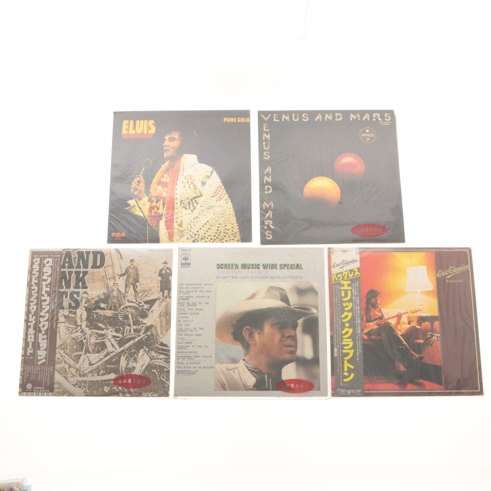 ■ Records: 41-piece Lot Sale - Western Music, Rock, Paul McCartney, Eagles, Bad Company, Carpenters, Bob Dylan, etc.