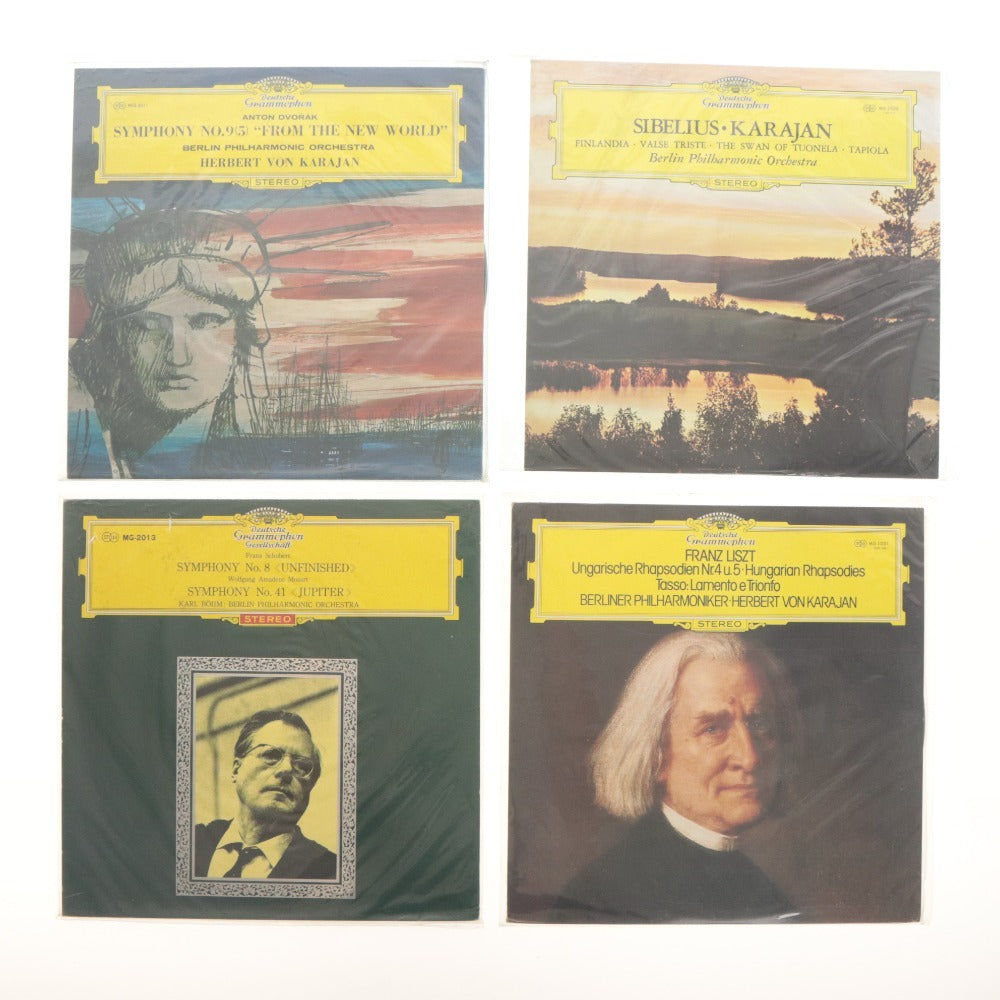 ■ 38-piece Record Set - Classical: Herbert von Karajan, Karl Böhm, Eugen Jochum, Joe Sample, etc.