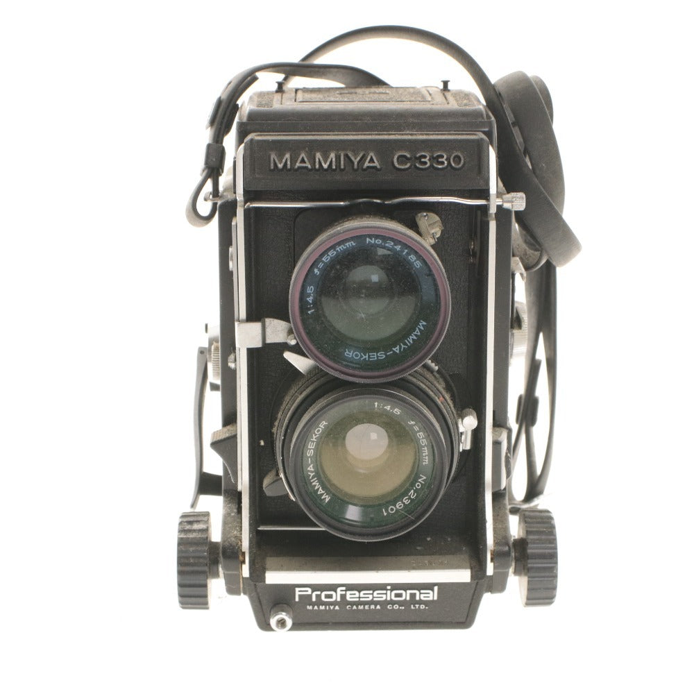 ■ Mamiya Film Camera C330 Professional Interchangeable Lens Medium Format TLR Camera Lens 1:4.5 f=55mm