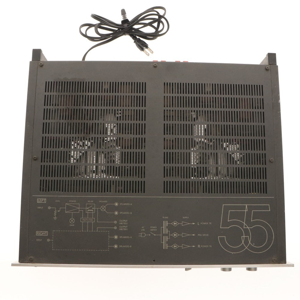 ■ Aurex Stereo Power Amplifier SC-55 Slim Compact Audio Equipment - Power On Confirmed