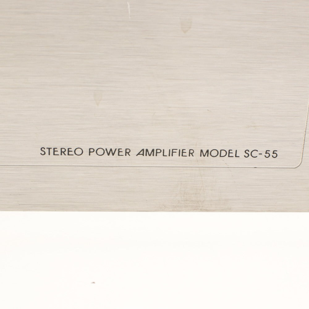 ■ Aurex Stereo Power Amplifier SC-55 Slim Compact Audio Equipment - Power On Confirmed