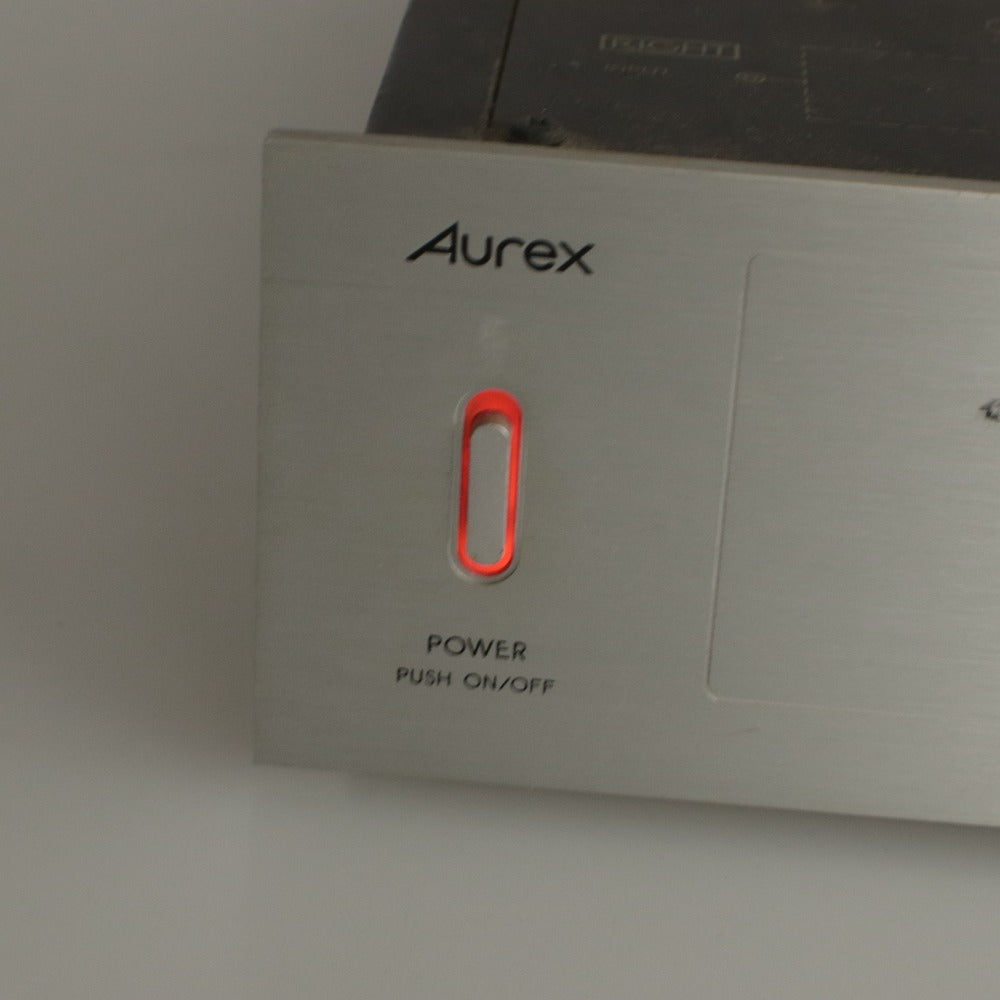 ■ Aurex Stereo Power Amplifier SC-55 Slim Compact Audio Equipment - Power On Confirmed