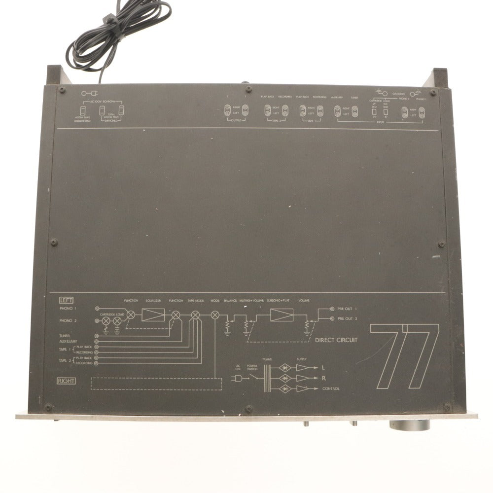■ Aurex Stereo Preamplifier SY-77 Separate Amplifier Audio Equipment - Power Tested
