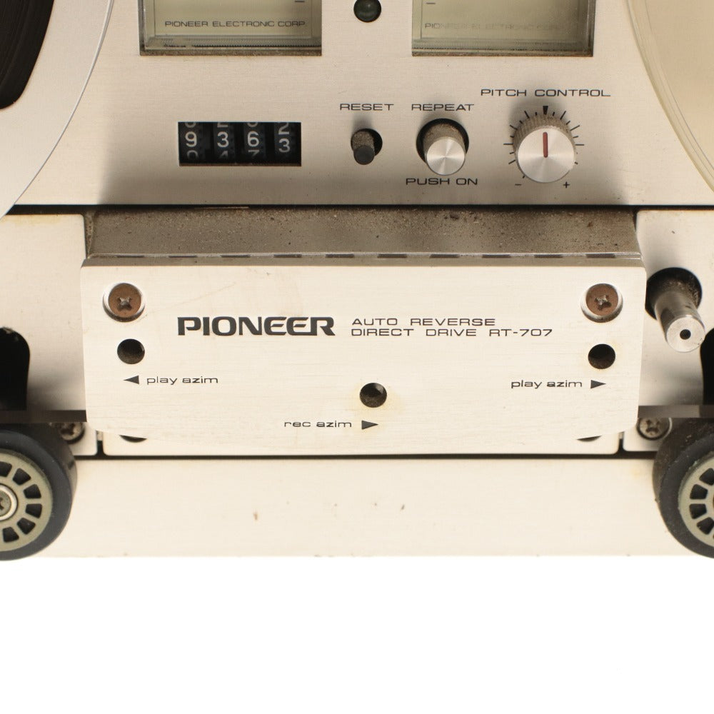■ Pioneer パイオニア オープンリールデッキ RT-707 4トラック 2チャンネル ステレオ コンパクト オーディオ機器 通電確認済み