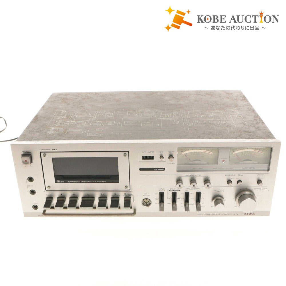 ■ AIWA Stereo Cassette Deck AD-7800 Vintage Audio Component Audio Audio Equipment Power Confirmed