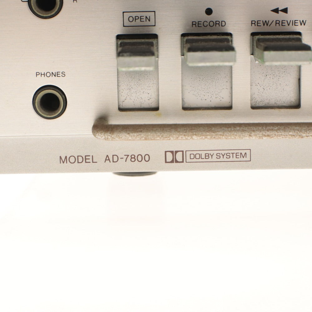 ■ AIWA Stereo Cassette Deck AD-7800 Vintage Audio Component Audio Audio Equipment Power Confirmed