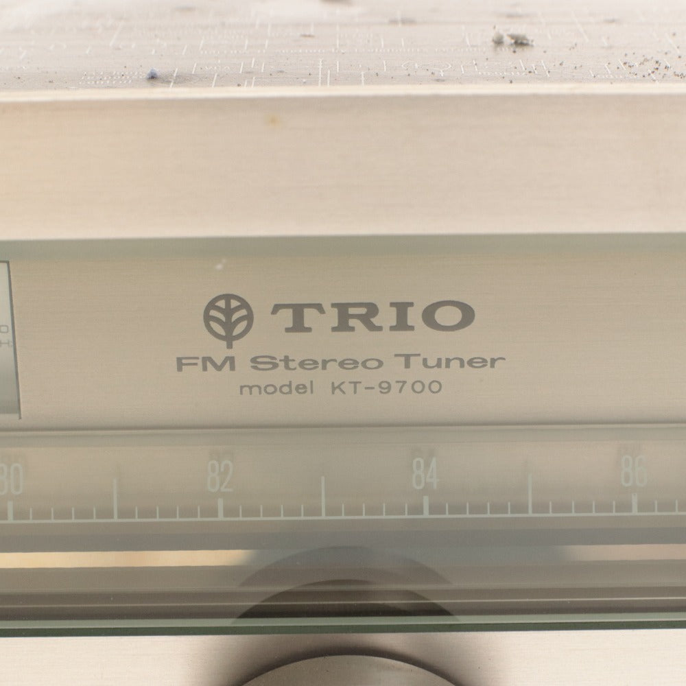 ■ TRIO Trio Stereo Tuner KT-9700 FM-only Pulse Count FM-only 8-gang Varicap Audio Equipment Power Confirmed