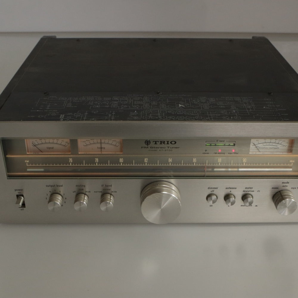 ■ TRIO Trio Stereo Tuner KT-9700 FM-only Pulse Count FM-only 8-gang Varicap Audio Equipment Power Confirmed