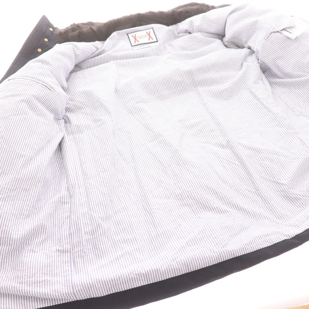 ■ モンクレール ダウンジャケット アウター 襟毛皮 フード収納タイプ メンズ 3 （XL相当） ブラック