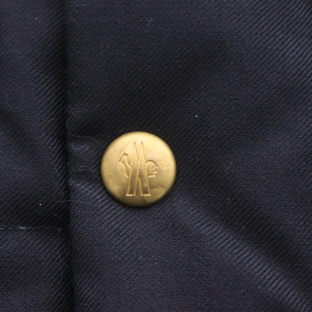 ■ モンクレール ダウンジャケット アウター 襟毛皮 フード収納タイプ メンズ 3 （XL相当） ブラック