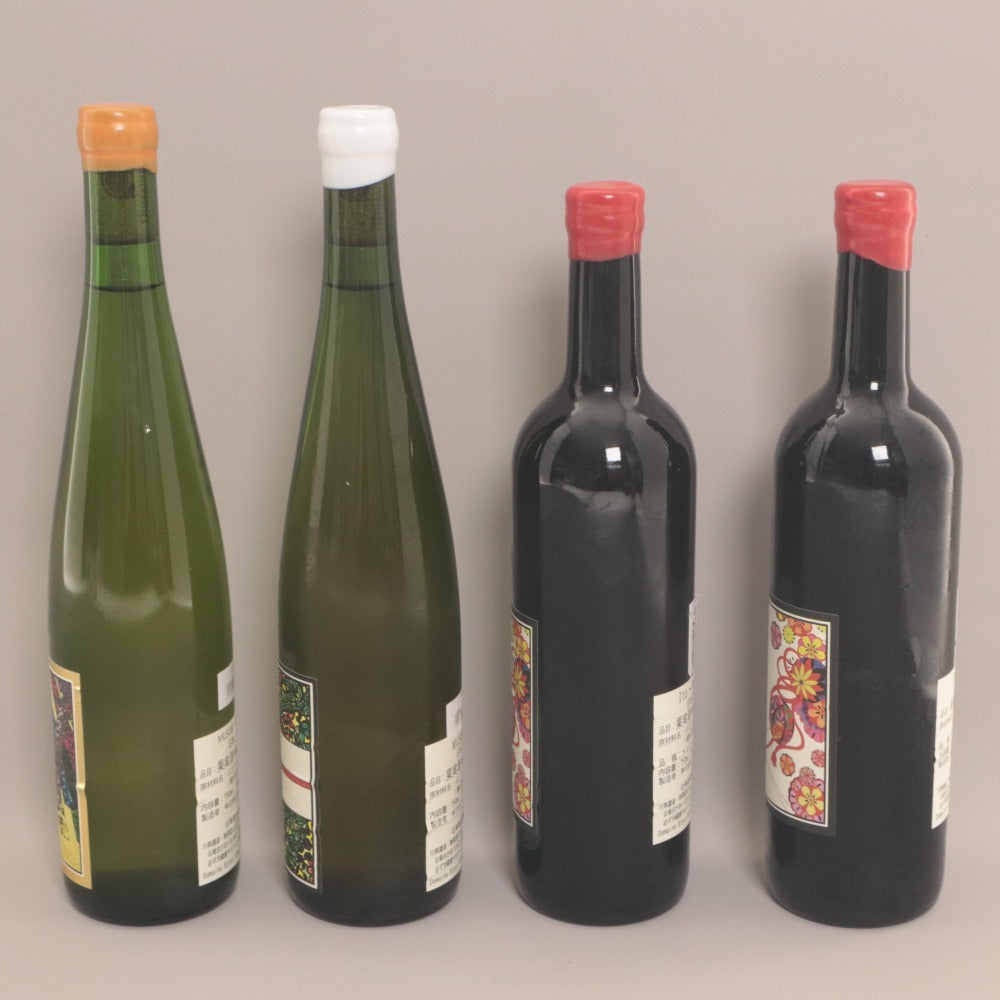 ■ 酒 ワイン ドメーヌブレス 2023 4本セット まとめ売り 糸 十二単 MUSUBI 日本ワイン 果実酒 750ml 11.5% 未開栓 未使用