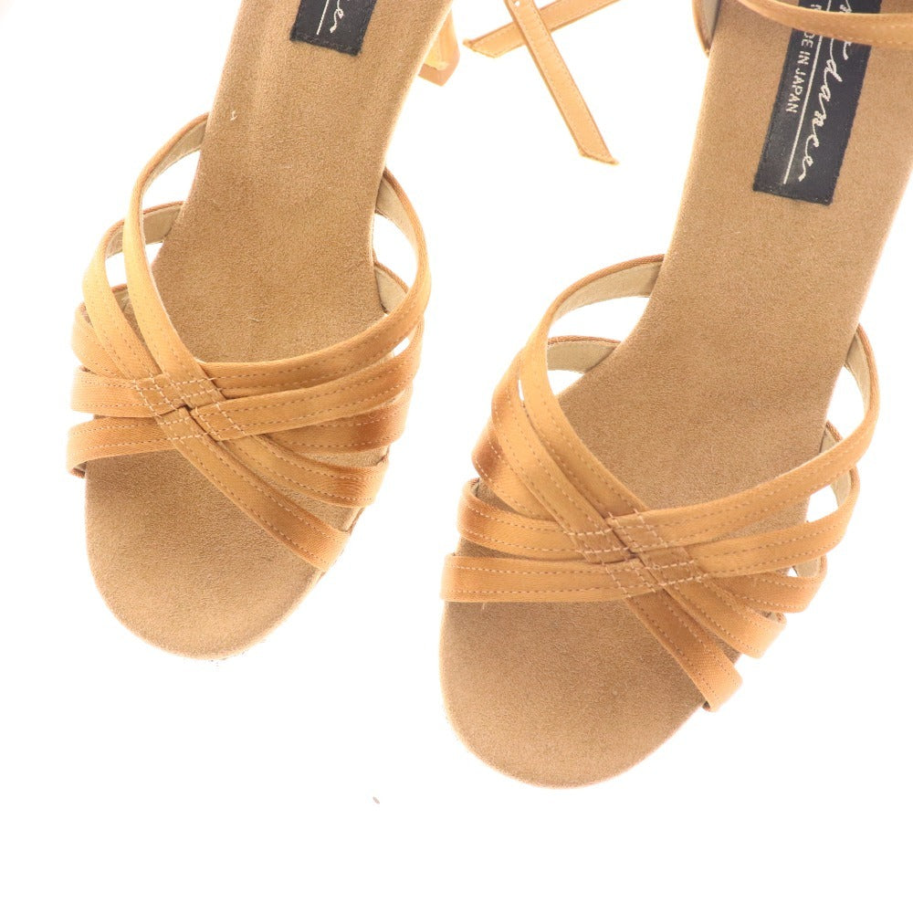 ■ ケント 社交ダンスシューズ サンダル 靴 THE ORIGINAL DANCE SHOES BY KENT レディース 22.5 ブラウン 箱付き 未使用