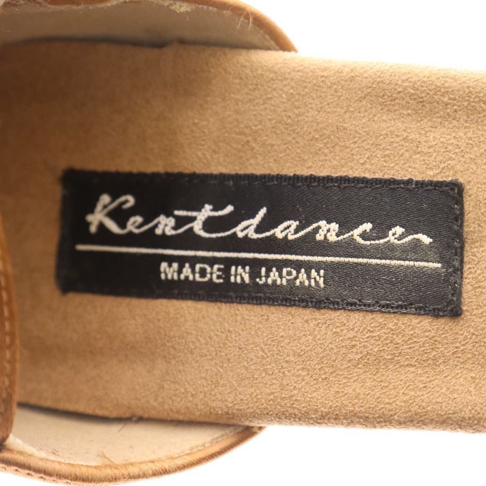 ■ ケント 社交ダンスシューズ サンダル 靴 THE ORIGINAL DANCE SHOES BY KENT レディース 22.5 ブラウン 箱付き 未使用