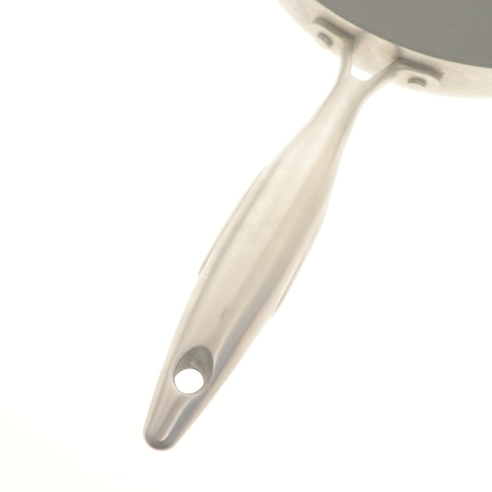■ SCANPAN Skillet Sauté Pan CTC Series All-Clad Construction Made in Denmark Cookware 26cm Silver With Lid With Box