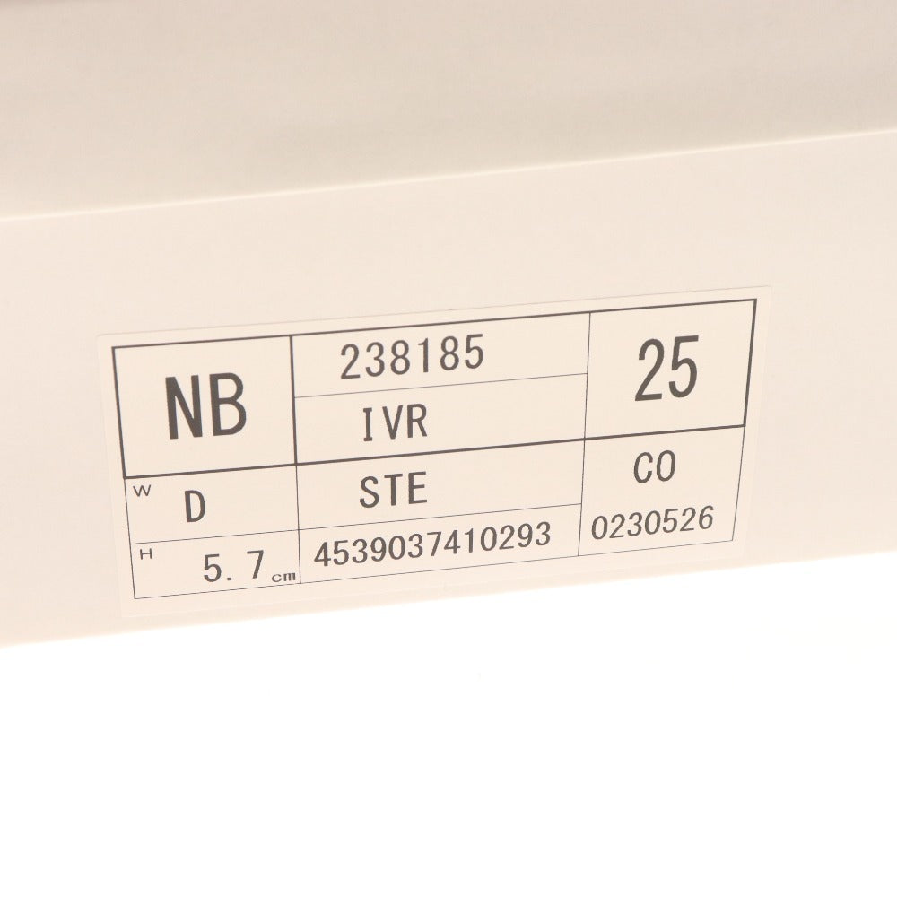 ■ 銀座かねまつ ショートブーツ 238185 靴 ピンヒール レザー レディース 25 ホワイト 箱付き 未使用