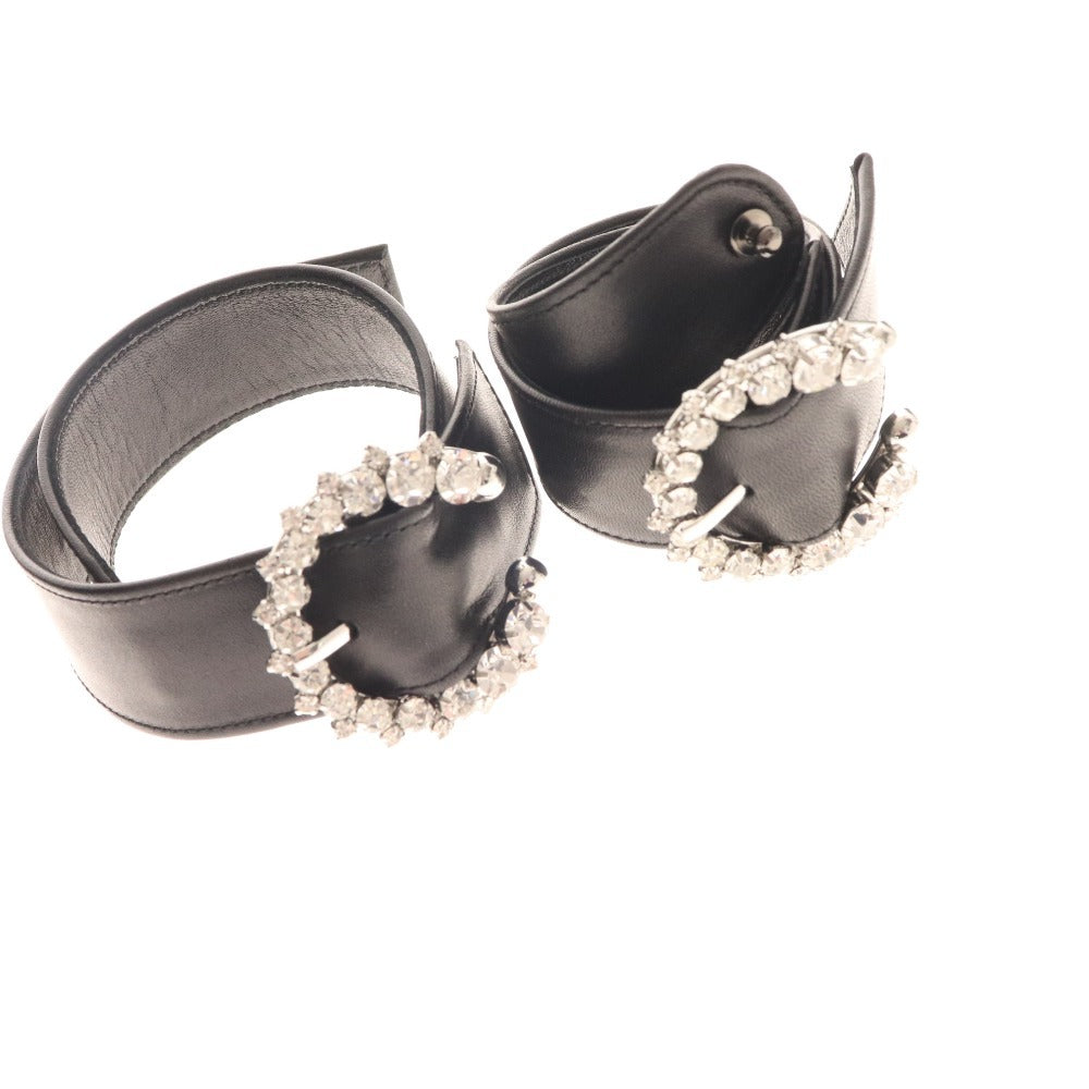 ■ 銀座かねまつ ショートブーツ 238185 靴 ピンヒール レザー レディース 25 ブラック 箱付き 未使用