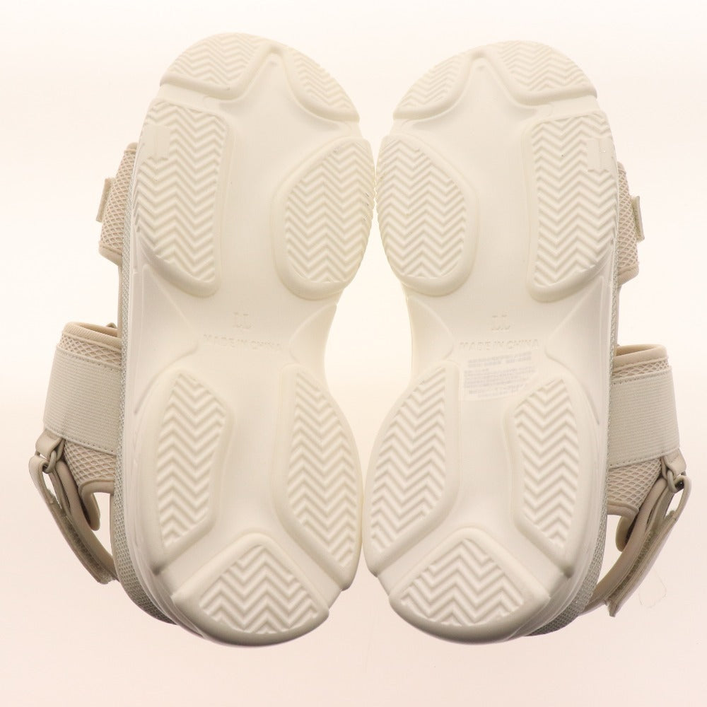 ■ ブリジットバーキン スポーツサンダル シューズ 532153 靴 バックル ビジュー ラメ レディース LL ベージュ 箱付き 未使用