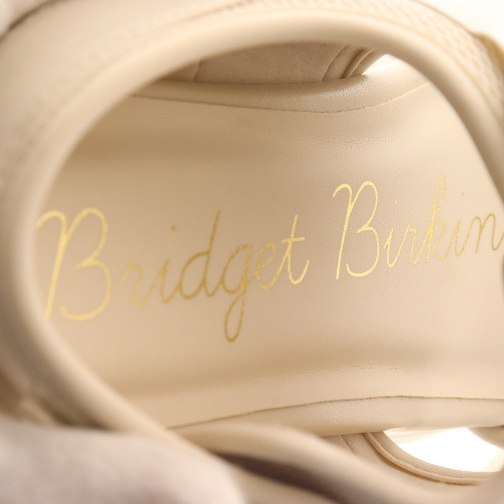 ■ ブリジットバーキン スポーツサンダル シューズ 532153 靴 バックル ビジュー ラメ レディース LL ベージュ 箱付き 未使用