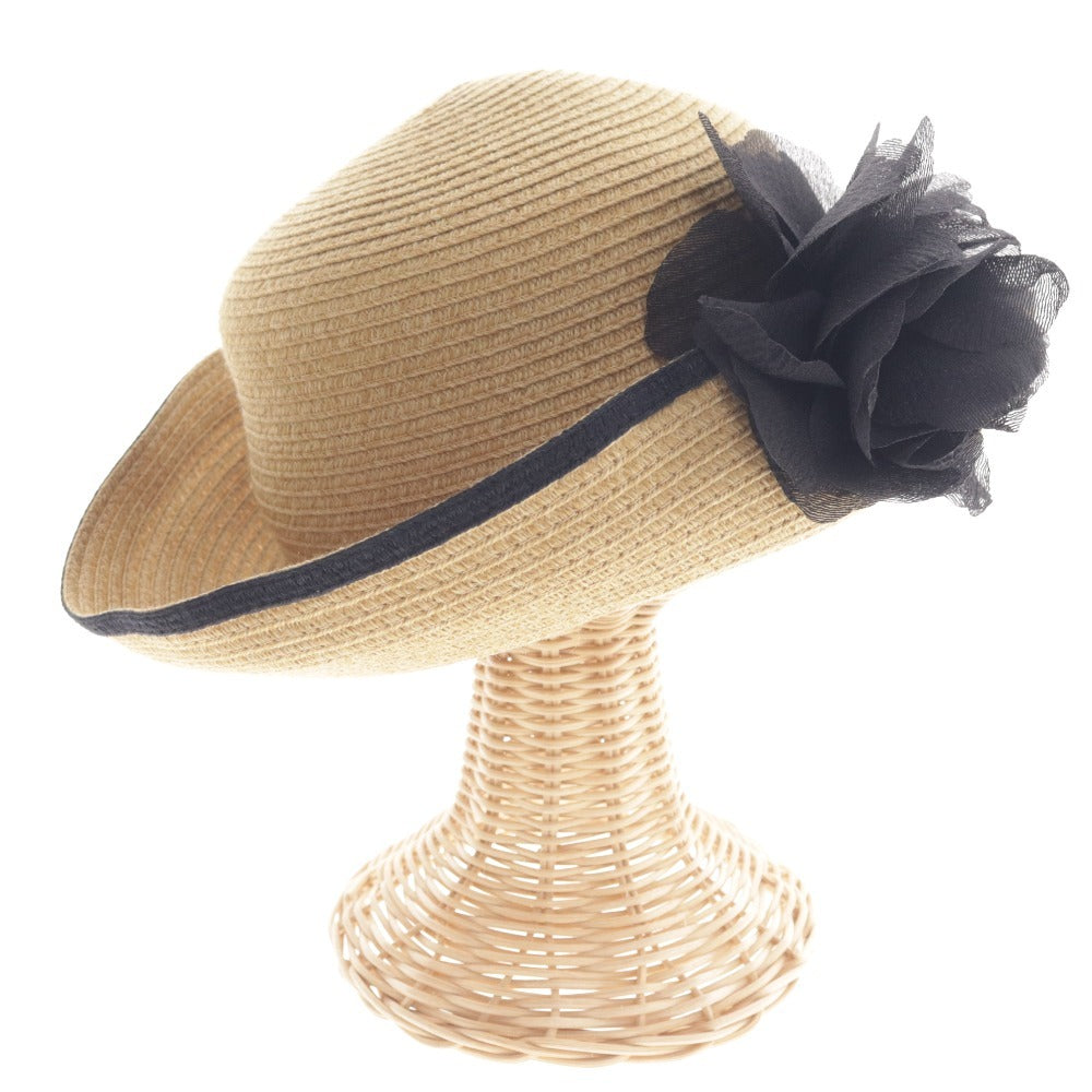 ■ M's Gracie Straw Hat 892301 Corsage Flower Women's Beige Accessories Included Unused
