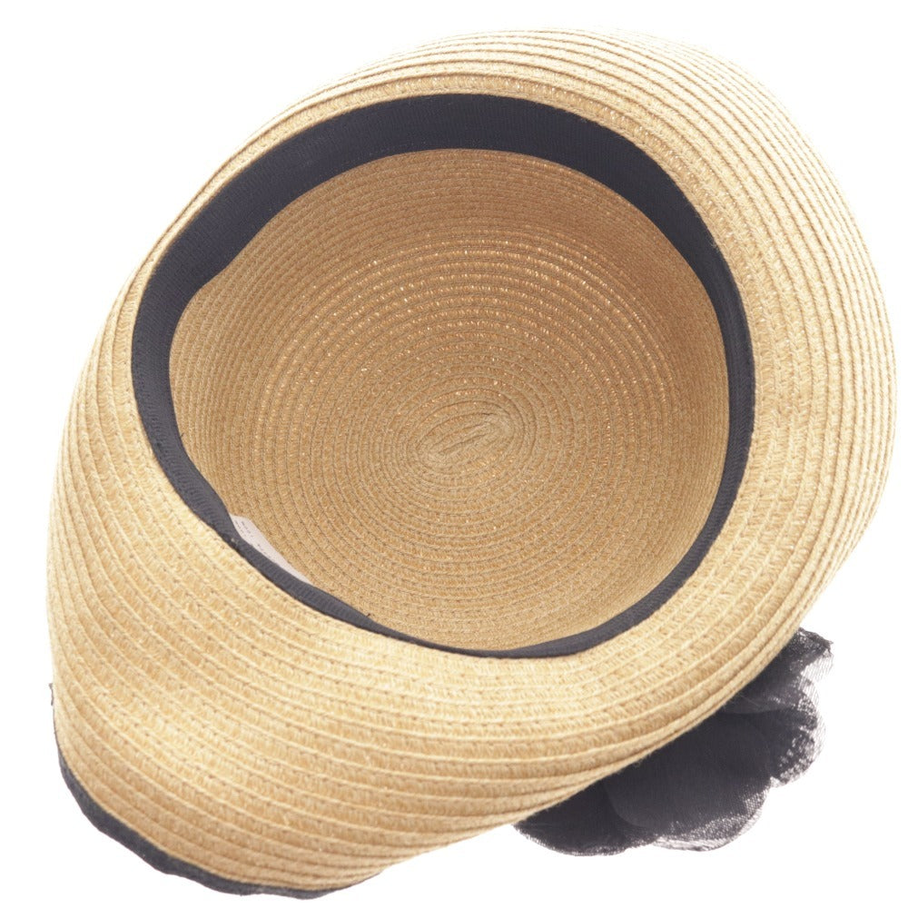 ■ M's Gracie Straw Hat 892301 Corsage Flower Women's Beige Accessories Included Unused