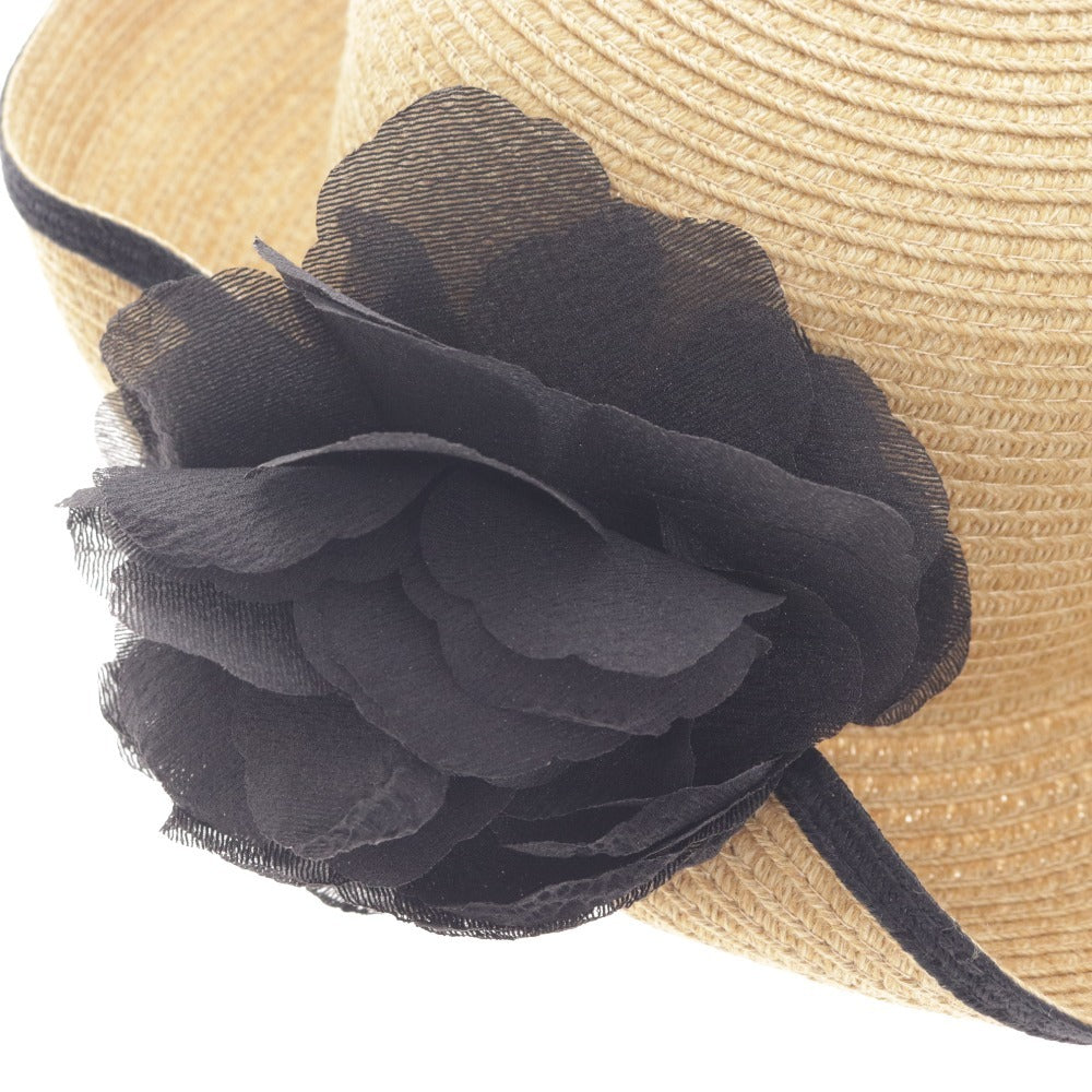 ■ M's Gracie Straw Hat 892301 Corsage Flower Women's Beige Accessories Included Unused