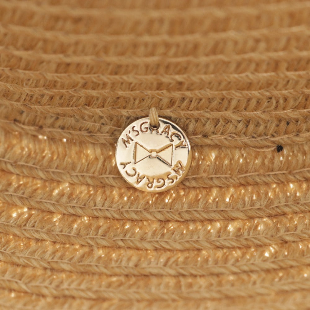 ■ M's Gracie Straw Hat 892301 Corsage Flower Women's Beige Accessories Included Unused