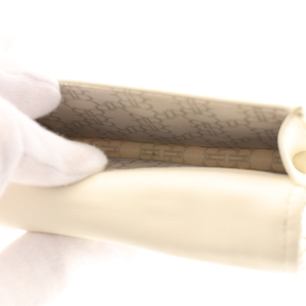 ■ ランダ キルティングデザイン カードケース FB34277 ファッション小物 ロゴ レディース ベージュ 付属品付き 新品 未使用