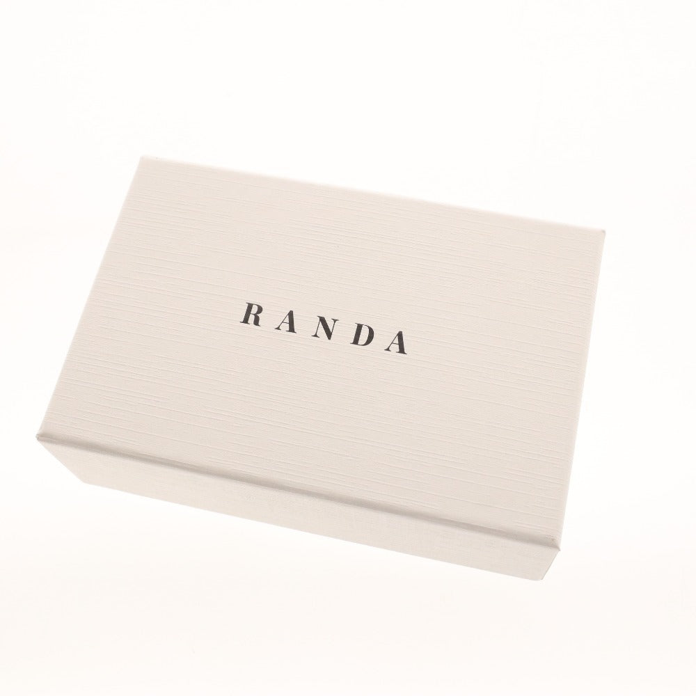 ■ ランダ キルティングデザイン カードケース FB34277 ファッション小物 ロゴ レディース ベージュ 付属品付き 新品 未使用