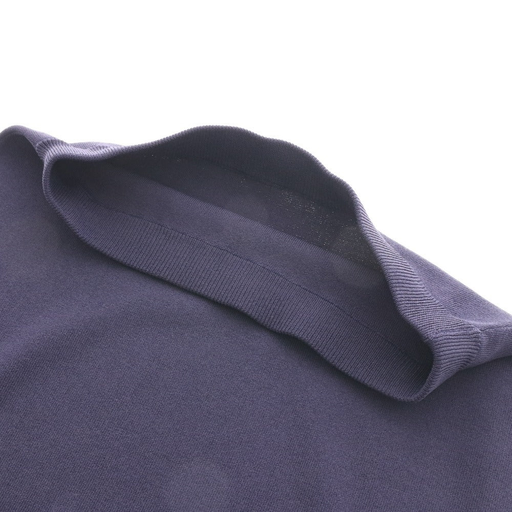 ■ グレースコンチネンタル ロングスカート 0123223059 ボトムス レース フラワー ニット レディース 36(S相当) ネイビー タグ付き 未使用